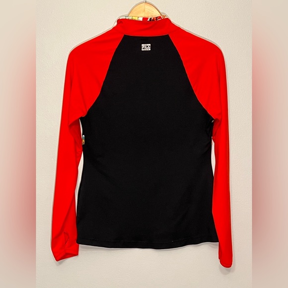 Women’s Fila Zipper Workout Fitness Shirt size Medium - Picture 2 of 2